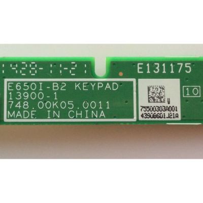 BOTONERA VIZIO 75500303A001 / 748.00K05.0011 / MODELO E650I-B2 - Imagen 2